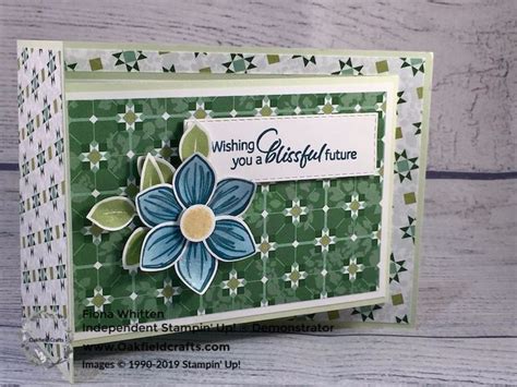 Floral Essence Fun Fold Card So Easy To Add Gorgeous Flowers To