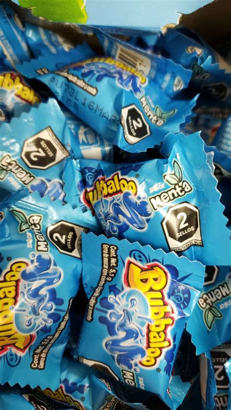 Bubbaloo Menta Liquid Filled Bubble Gum Crowsnest Candy Company