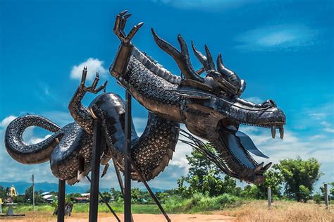 Dragon Scrap Metal Art Sculpture By Mari9art