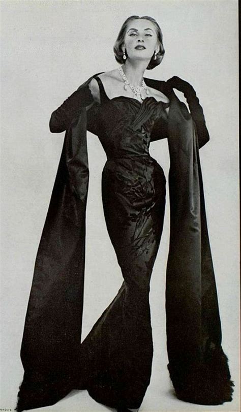 Pierre Balmain 1955 Fashion Fifties Fashion Vintage Gowns