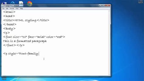 How To Change Color Font And Size Of A Text In Html สีตัวอักษร Html
