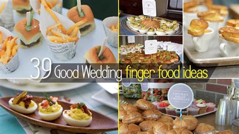 Ideas For Finger Foods For Wedding Receptions