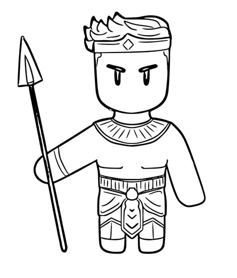Stumble Guys Character Coloring Page Download Print Or Color Online