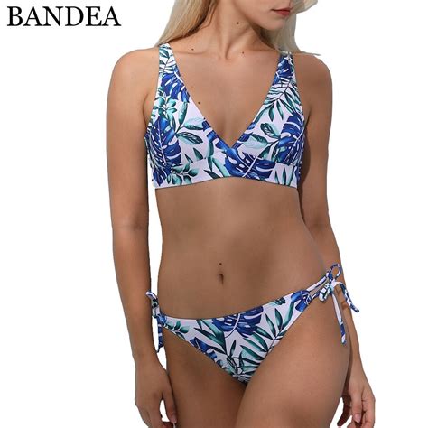 Bandea 2019 New Printed Bikini Women Swimwear Push Up Padded Swimsuit Biquini Brazilian Beach