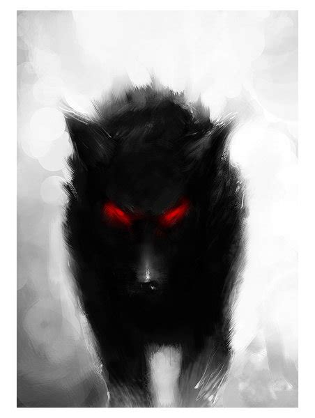 Black Wolf Red Eyes Wallpaper Images Posted By Sarah Sellers