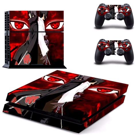 Playstation 4 Skin Set Naruto Hd Printing Vinyl Skin