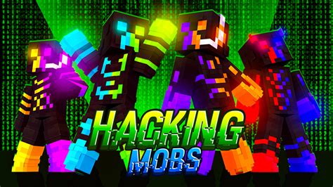 Hacking Mobs By The Lucky Petals Minecraft Skin Pack Minecraft