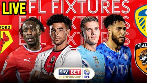 Efl Fixture Release Day Live Youtube