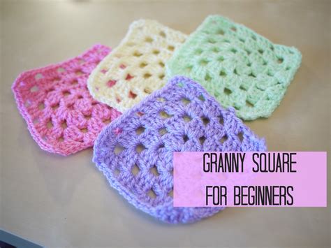 How To Crochet A Granny Square Easy Beginners Tutorial