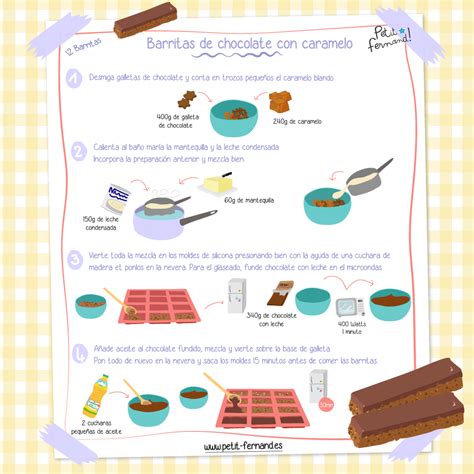 Después de todo, los mejores cocineros. Receta fácil para niños barritas chocolate caramelo I ...