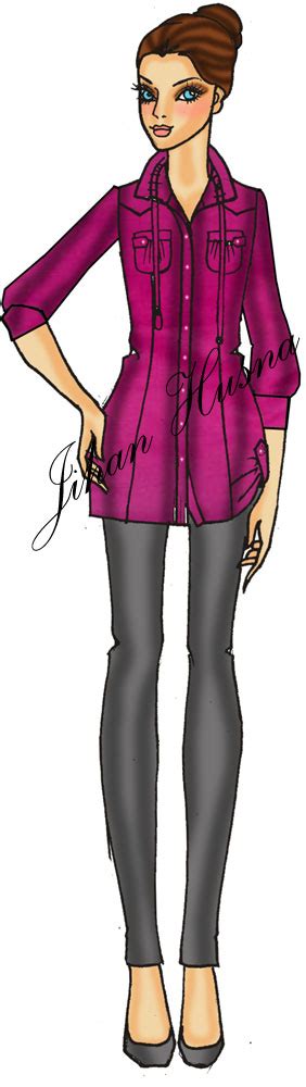 Jihan husna | indonesia fashion designer, dress maker, ready to wear fashion. Desain Kemeja Wanita DS-KW-11 | Kemeja wanita, Wanita, Kemeja