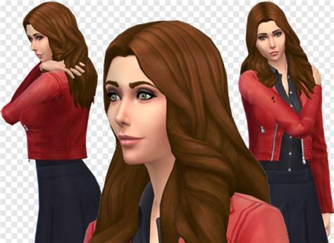 Scarlet Witch Sims 4 Scarlet Witch Png Download 494x360 7935870
