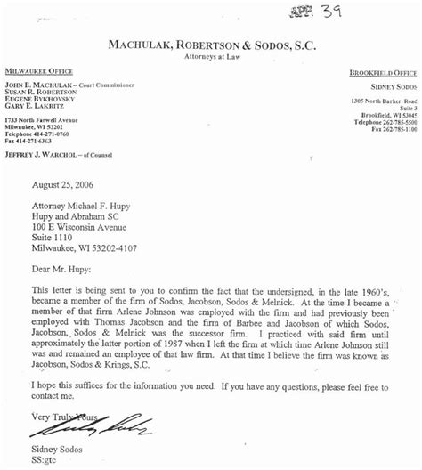 For nalp member firms, use the nalp directory to obtain contact information. Sample attorney Letter Of Representation Luxury Wisconsin ...