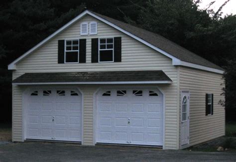 Check Out The Pent Roof Above The Garage Doors On This Garage