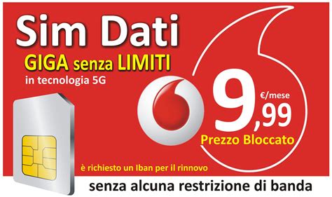Vodafone Sim Dati Con Giga Illimitati In 5g E Rinnovo A 999€ Al Mese