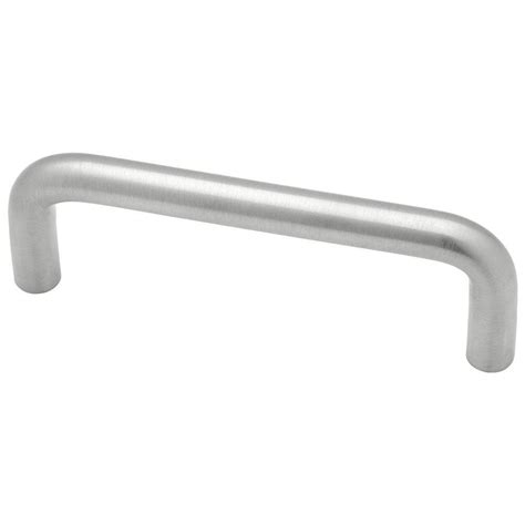 Wire cabinet pull in polished nickel. Liberty 3 in. (76mm) Satin Chrome Wire Cabinet Pull ...
