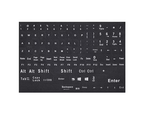 Buy English Keyboard Stickers Big Letter Full Size Universal Pc