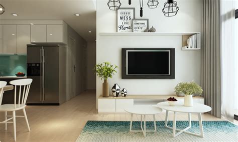 Small Modern Apartment Design With Asian And Scandinavian Influences