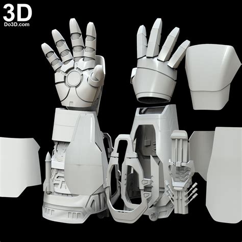 Any ideas as to how i can keep them attached to my fingers or to a glove and have the joint area between them. 3D Printable Iron Man Mark XLII (Model: MK 42) Gauntlet ...