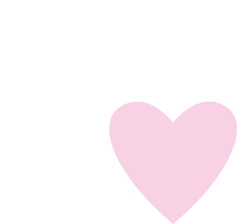 White And Pink Double Hearts Clip Art At Vector Clip Art