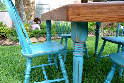 Whether you polka dot your desk, paint the legs of your latest ikea purchase, or reupholster a flea market find, it's easy to make a few simple changes to a cheap piece of furniture to make it yours. close up table legs and chair | Distressed furniture diy ...