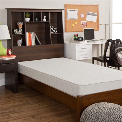 An extra long twin mattress for instance cannot fit in a twin bed. Select Luxury Dorm Flippable 7.5-inch Medium Firm Twin ...