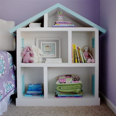 Get inspired to transform a simple bookcase into a bright and colorful house with modern details throughout. 15 DIY Dollhouse Bookcase Plans | Guide Patterns