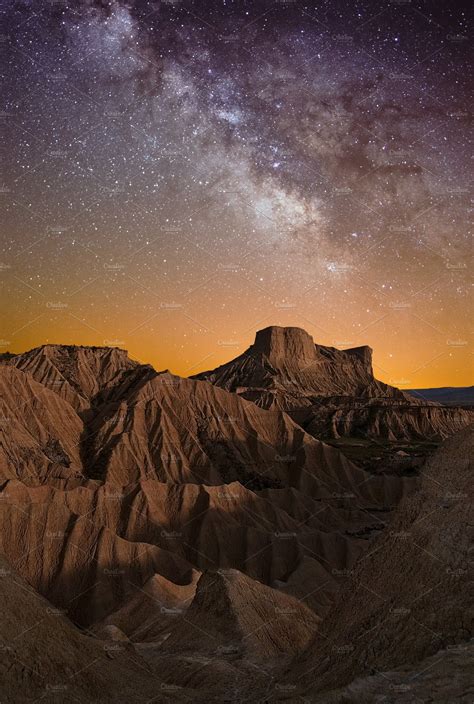 Desert night stock photo containing night and sky | High-Quality Nature 