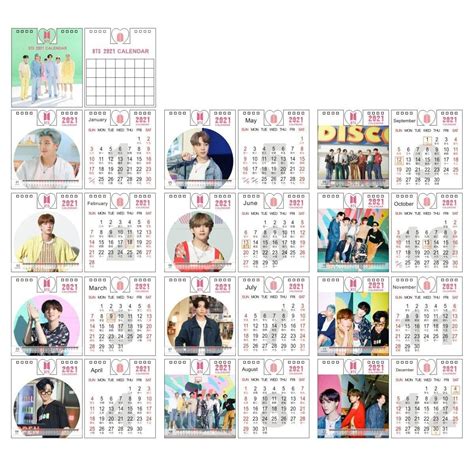 Bts 2021 Calendar Kpop House