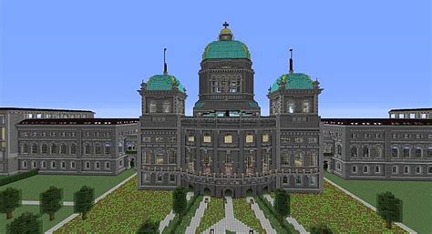 Bundeshaus Parliament Building Of The Swiss Government Minecraft Map