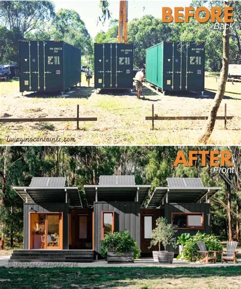 3 X 20ft Shipping Containers Turn Into Amazing Compact Home Australia