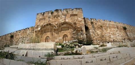 The Closed Gate Jerusalem Then He Brought Me Back To The Outer Gate Of