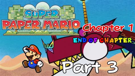 Super Paper Mario Part Boss O Chunks Fracktail Youtube