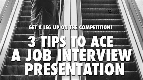 Another 3 Tips To Ace A Job Interview Presentation Youtube