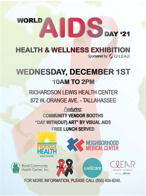 world aids day health and wellness expo florida department of health in leon