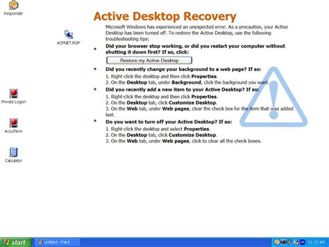Group Policy Recovery Windows Xp Active Desktop For Restricted Users