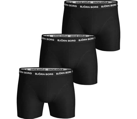 Perfekta presenter från björn borg. Björn Borg Noos Solids 3pack kalsonger - Black - Köp ...