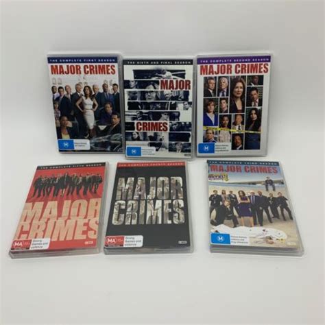 Major Crimes Complete Series Dvds Region Ebay