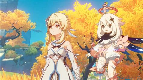 4k wallpapers are also available. paimon and traveler genshin impact hd games Wallpapers ...