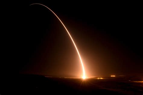 Us Air Force Tests Unarmed Minuteman Iii Intercontinental Ballistic Missile