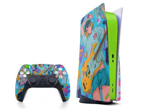 Anime Playstation 5 Console Skin And Controller Skin Decal Wrap Etsy