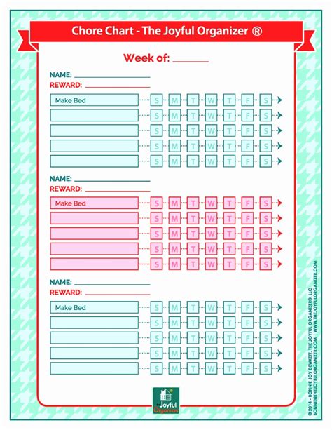 Chore Charts For Multiple Children Beautiful Free Printable Chore