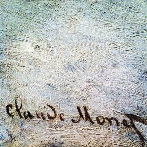 Monet Signature Claude Monet Paintings Impressionist Paintings
