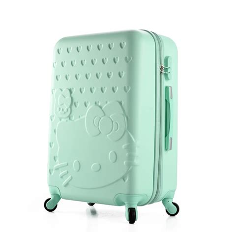 Girls Hello Kitty Luggageandwomen Cartoon Travel Suitcase Abspc