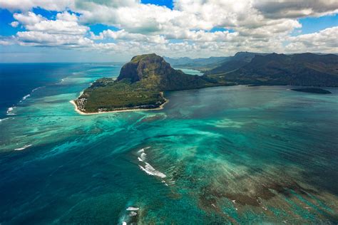 1 The Underwater Waterfall Le Morne Brabant In Mauritius