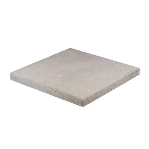Shop Gray Concrete Square Patio Stone Common 23 In X 23 In Actual