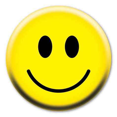 Smiley Face Circle Badge Back Button