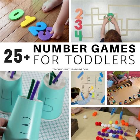 Easy Number Games For Toddlers Are A Fun Way To Expose Them To Number