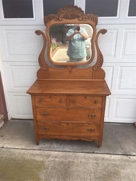 Antique Oak Dresser With Tilt Mirror ~ Bestdressers 2017