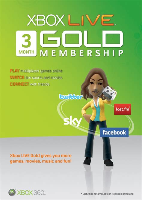 Xbox Live 3 Months Gold Membership Paperform Out Now